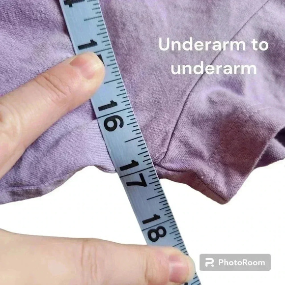 Boden T-Shirt Purple Supersoft Ruched T-Shirt Size 6 - Picture 2 of 5